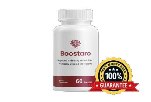 Boostaro natural male health supplement bottle